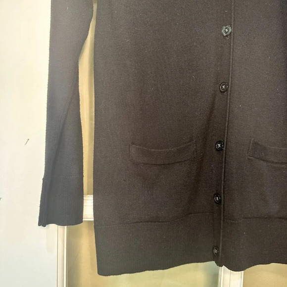 Classic Black OLD NAVY Long Line Tunic Cardigan Sweater - small - Picture 6 of 7